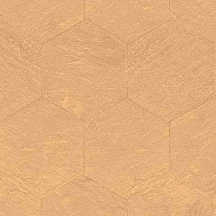 Клинкерная брусчатка Muhr №01 Niederlausitzer Gelb, гексагон 200x20 мм