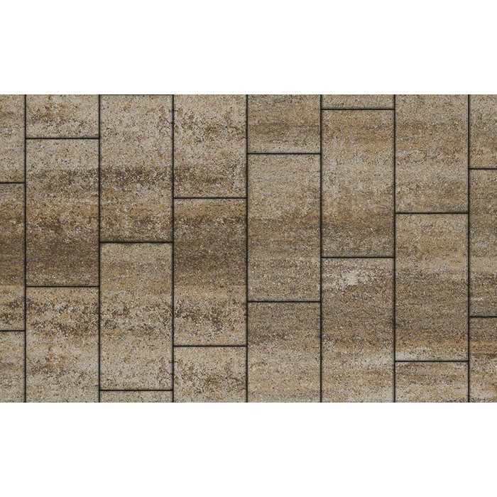 Плитка тротуарная Прямоугольник (Ла-Линия) Б.10.П.8 Искусственный камень доломит, 300x150x80 мм