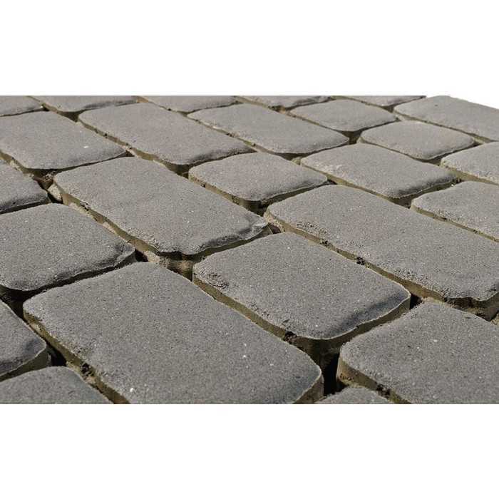 Плитка тротуарная BRAER Ривьера серый, 132x60 мм